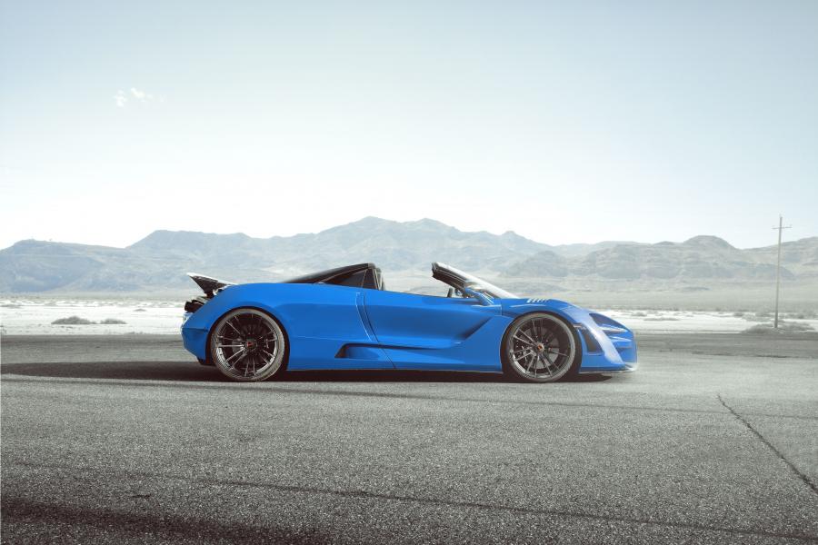  McLaren 720S Spider Spectacular N-Largo by Novitec Rosso on Vossen Wheels (MC2) 2020 года  (фото 2 из 15)